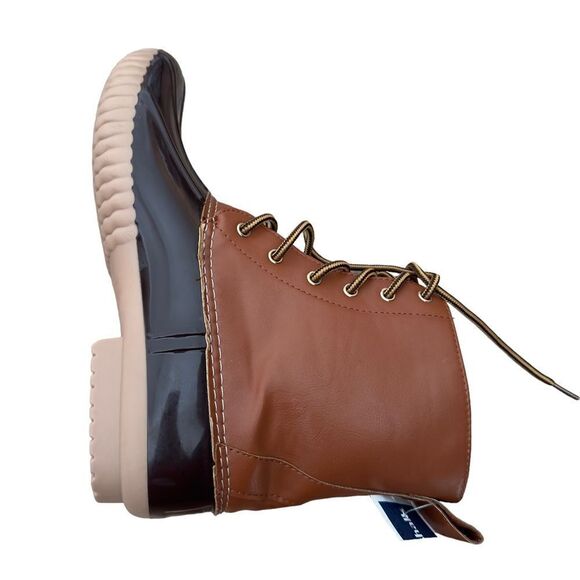 Cape Robbin Muriel Fashion Lace-Up Duck Boots Size 8 - Picture 13 of 16